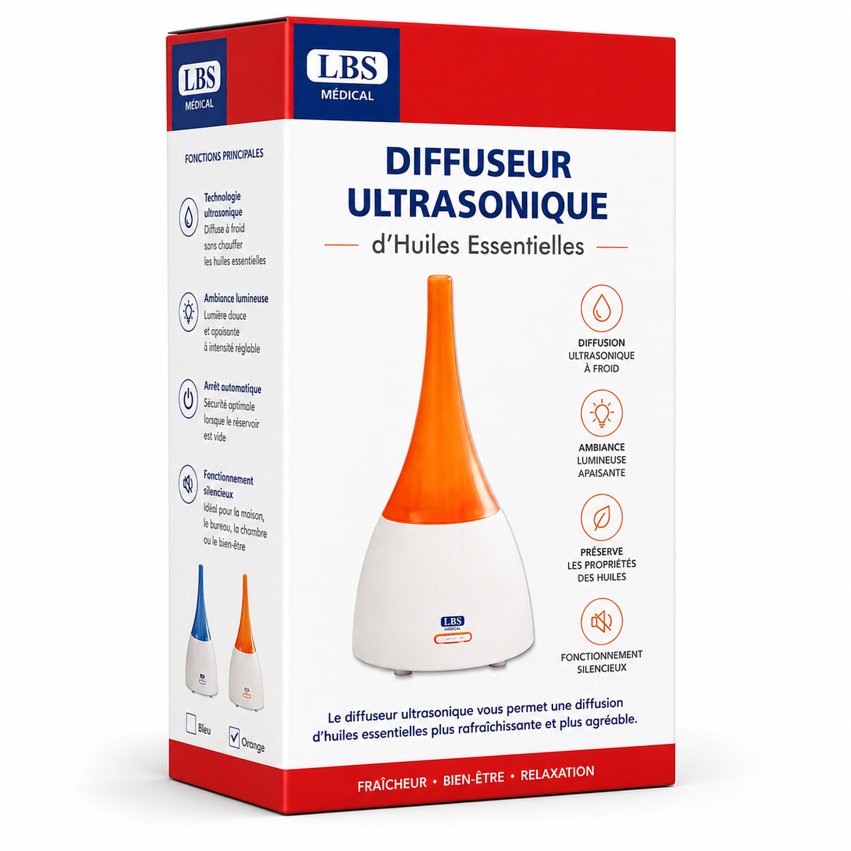 ESSENTIAL OIL DIFFUSER HBA001 ORANGE
