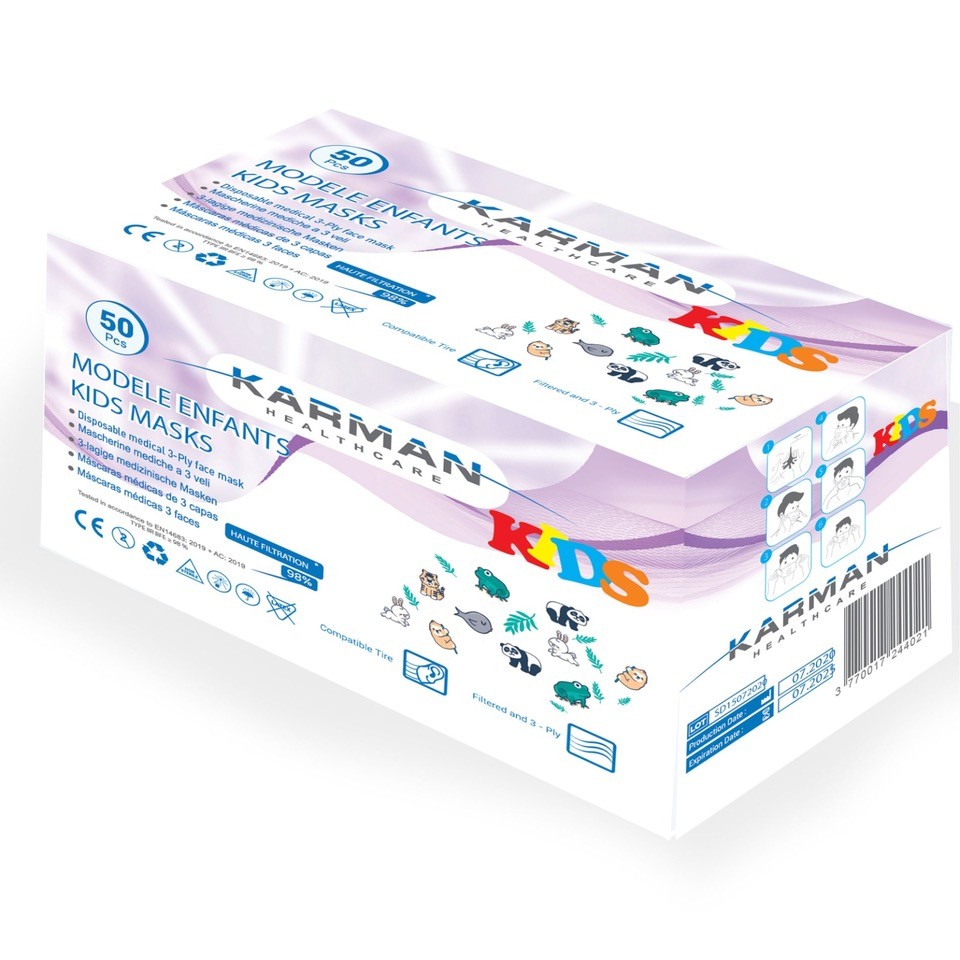 MASQUES ENFANTS 3 PLIS