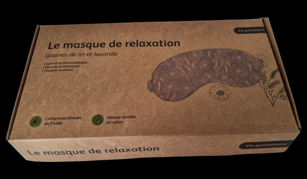 MASQUE YEUX LIN/LAVANDE