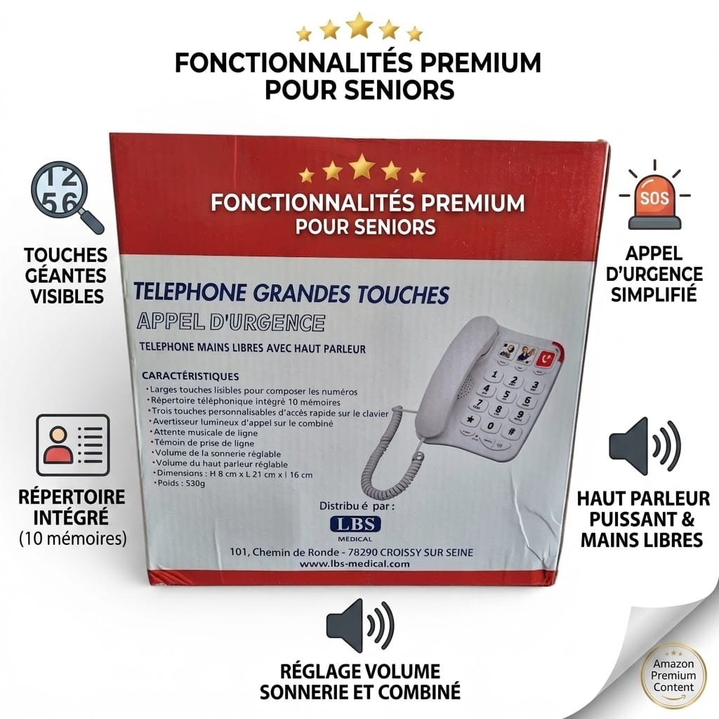 TELEPHONE GRANDES TOUCHES
