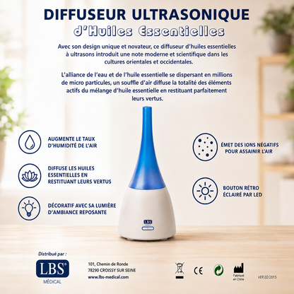 ESSENTIAL OIL DIFFUSER HBA001 BLUE