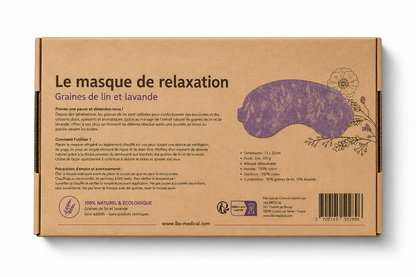 MASQUE YEUX LIN/LAVANDE