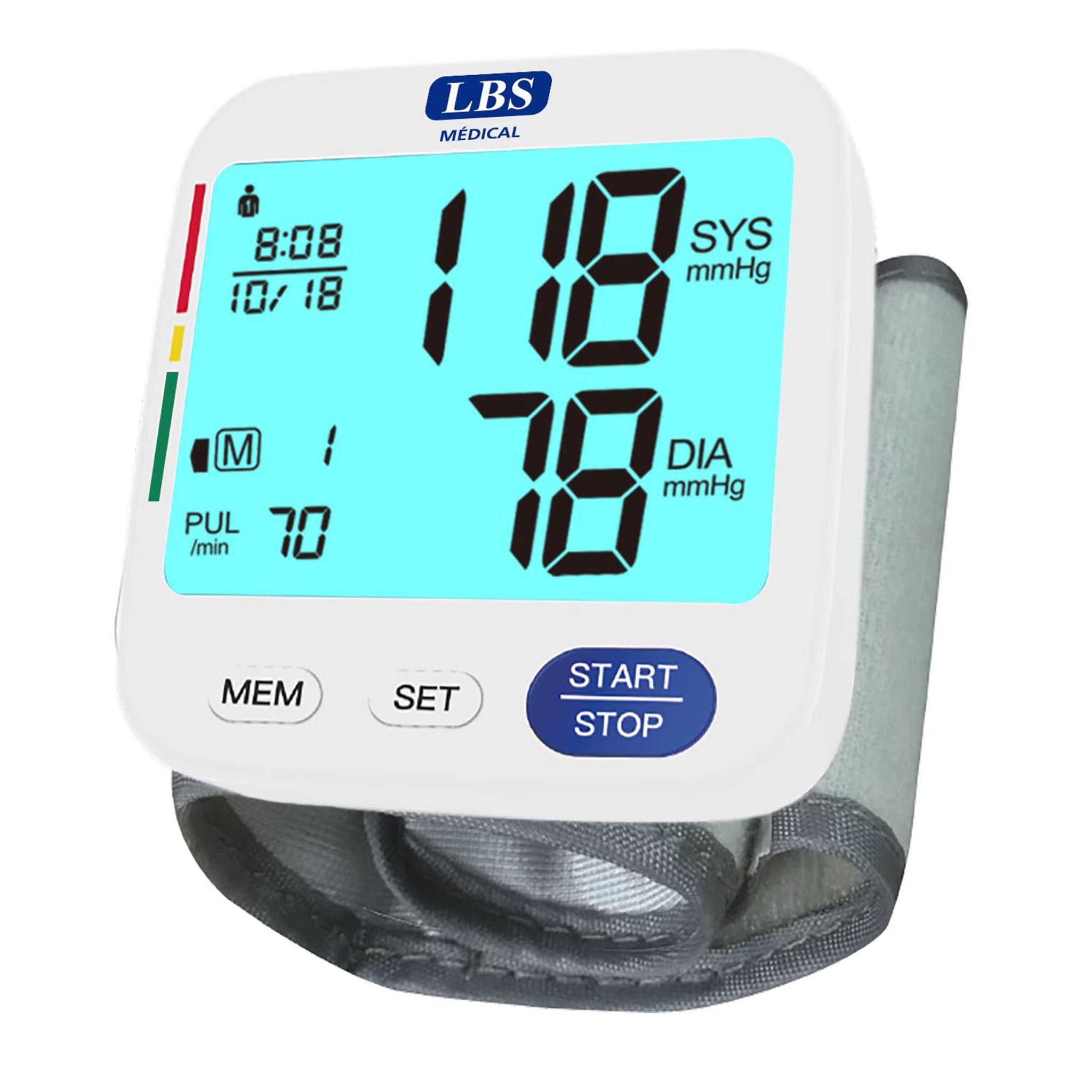 TALKING WRIST PRESSURE MONITOR