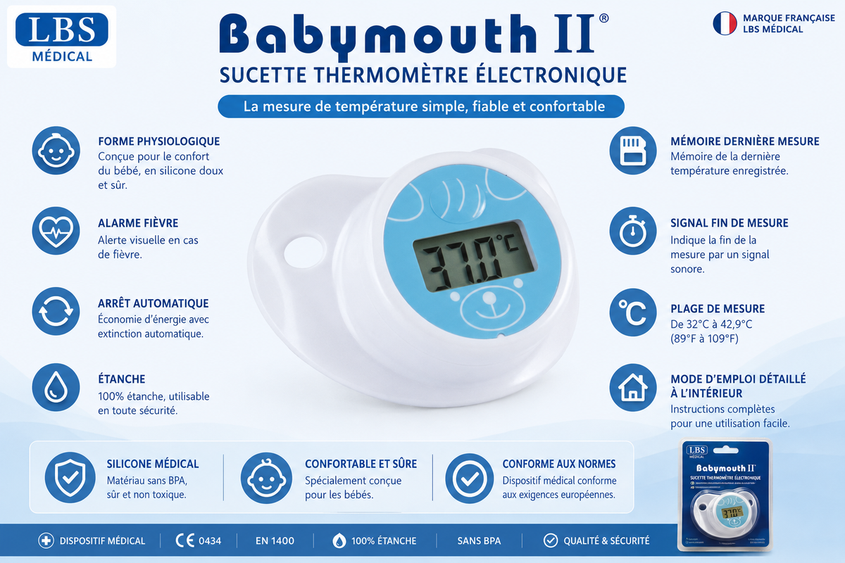 THERMOMÈTRE SUCETTE