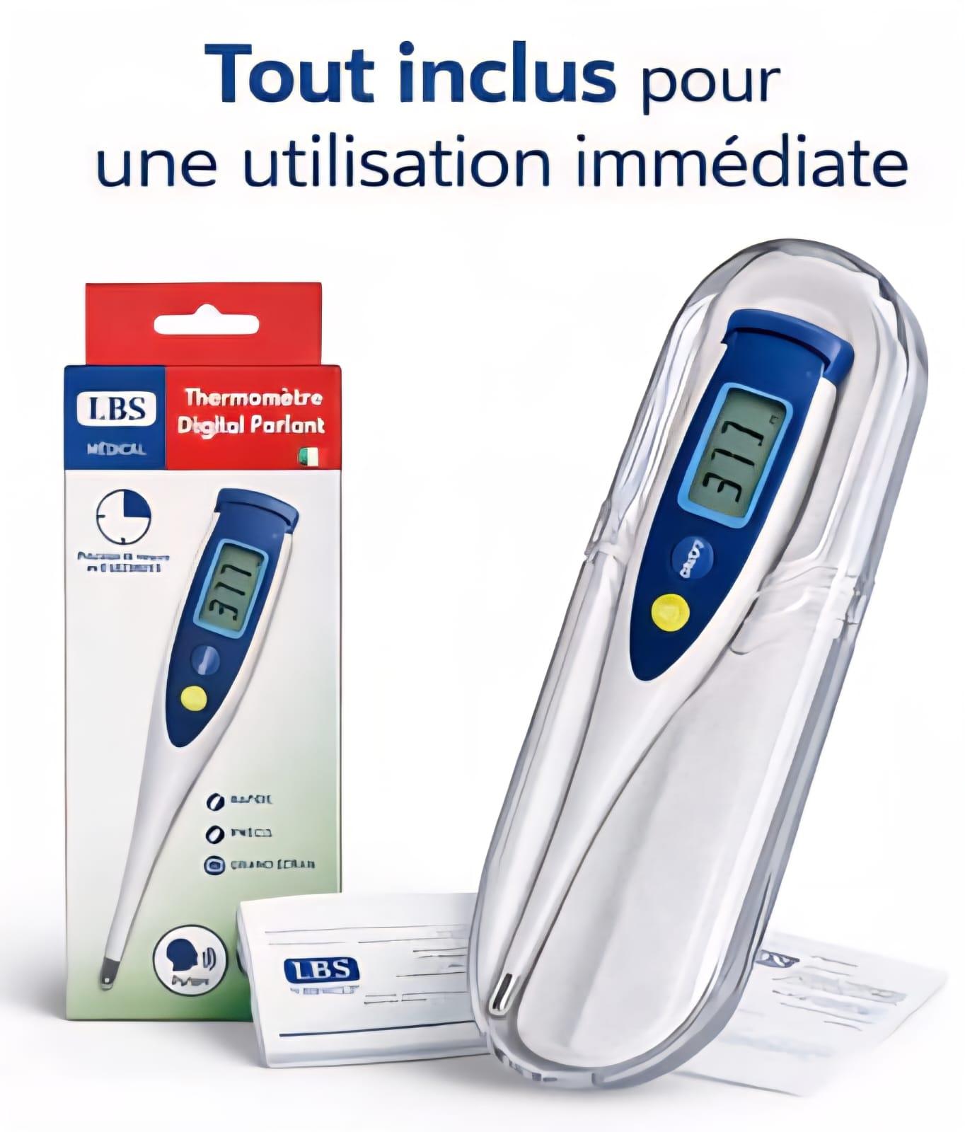 THERMOMETRE DIGITAL RIGIDE PARLANT