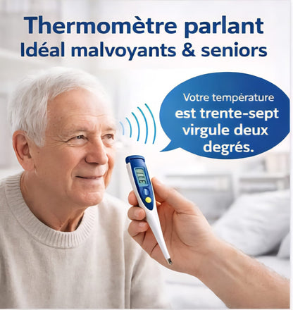 THERMOMETRE DIGITAL RIGIDE PARLANT