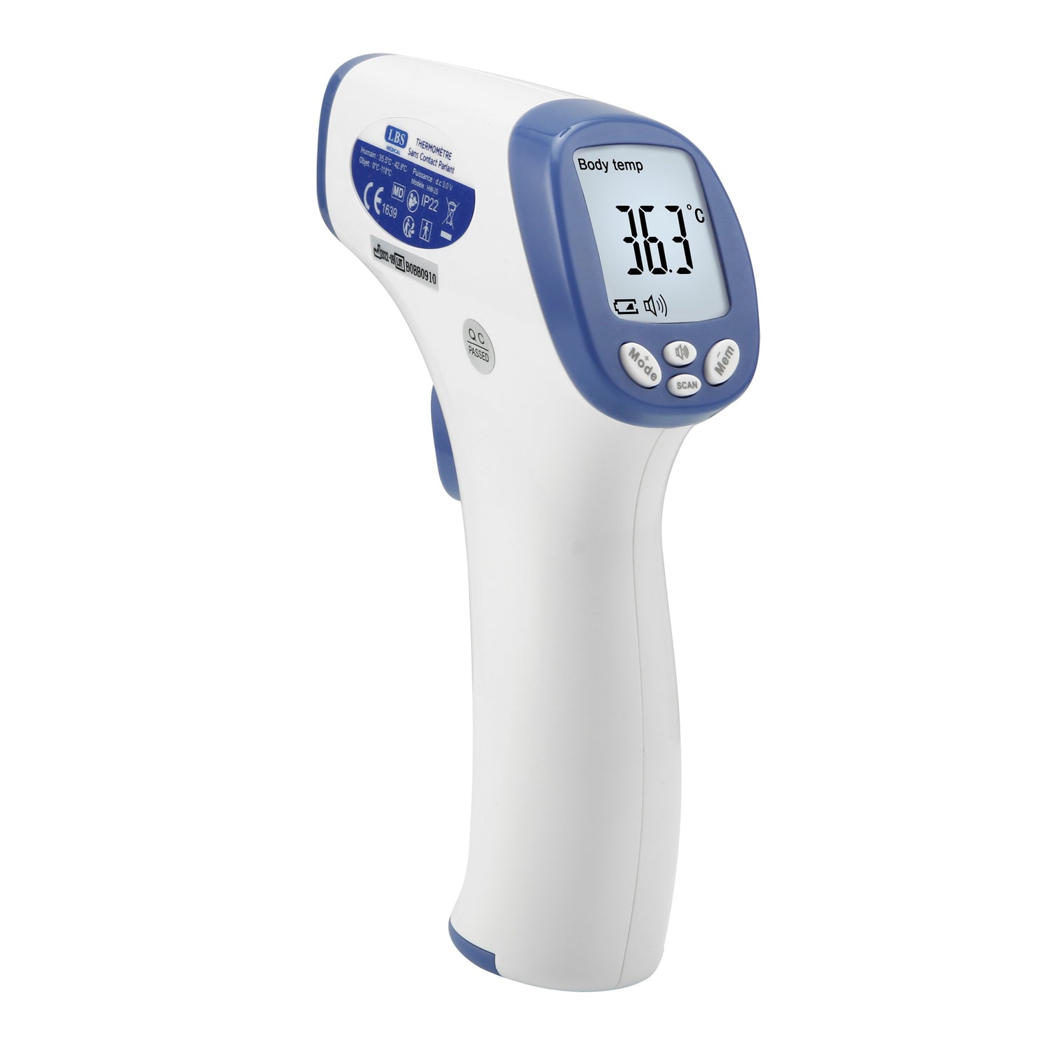 Thermomètre frontal sans contact TSC19 de BC Pharma
