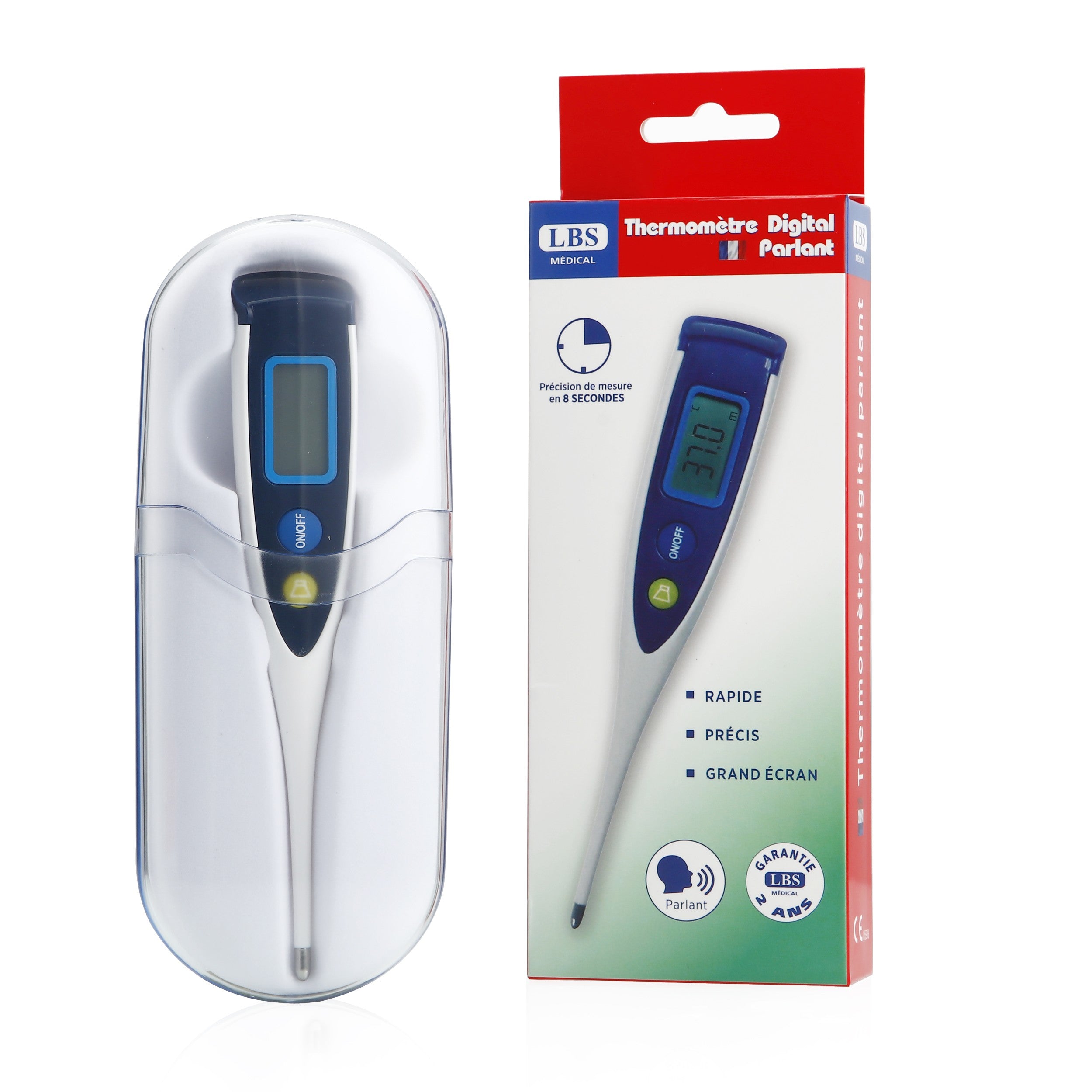 TALKING RIGID DIGITAL THERMOMETER