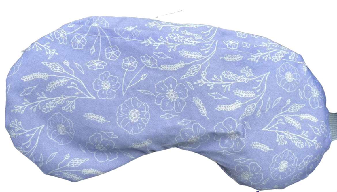 LINEN/LAVENDER EYE MASK