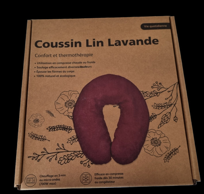 Coussin Graine de Lin Micro-Ondes