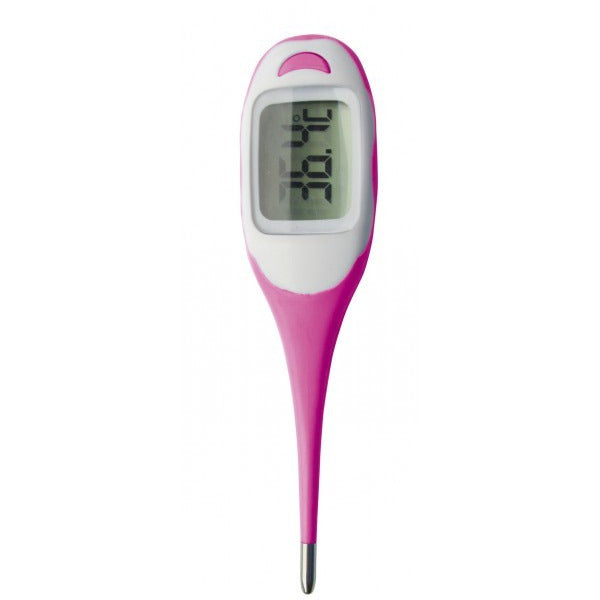 THERMO JUMBO FUSCHIA FLEXIBLE ELECTRONIC THERMOMETER